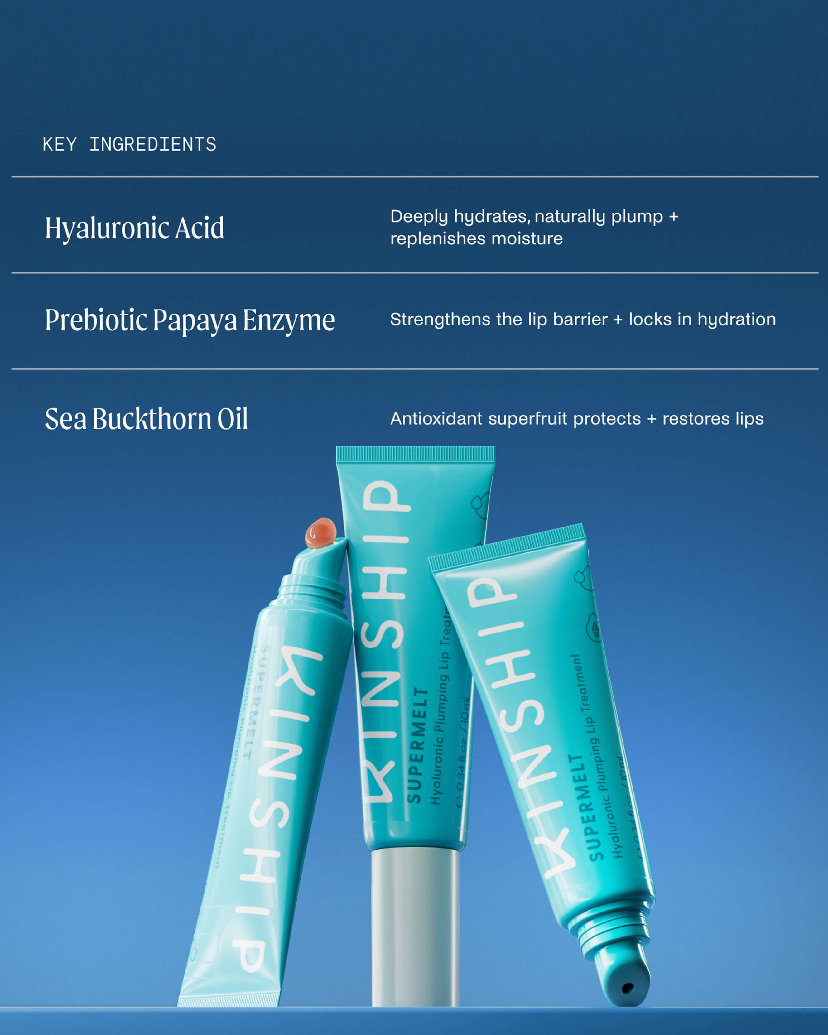 SuperMelt Hyaluronic Acid Lip Plumper - Hydrating & Volumizing Lip Treatment for Dry, Chapped Lips | Perfect for Daily Use, Night Care & Makeup Prep
