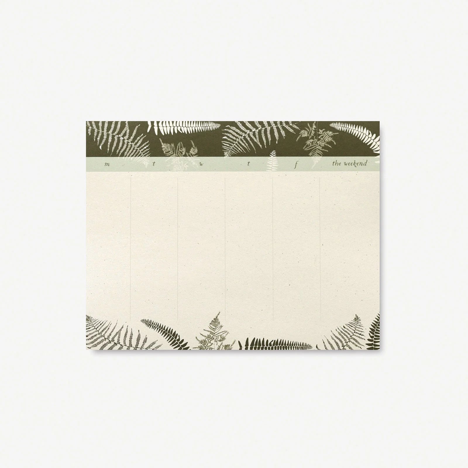Fronds Weekly Planner - Stylish & Functional Calendar for Organizing Your Schedule | Perfect for Home, Office & School Use