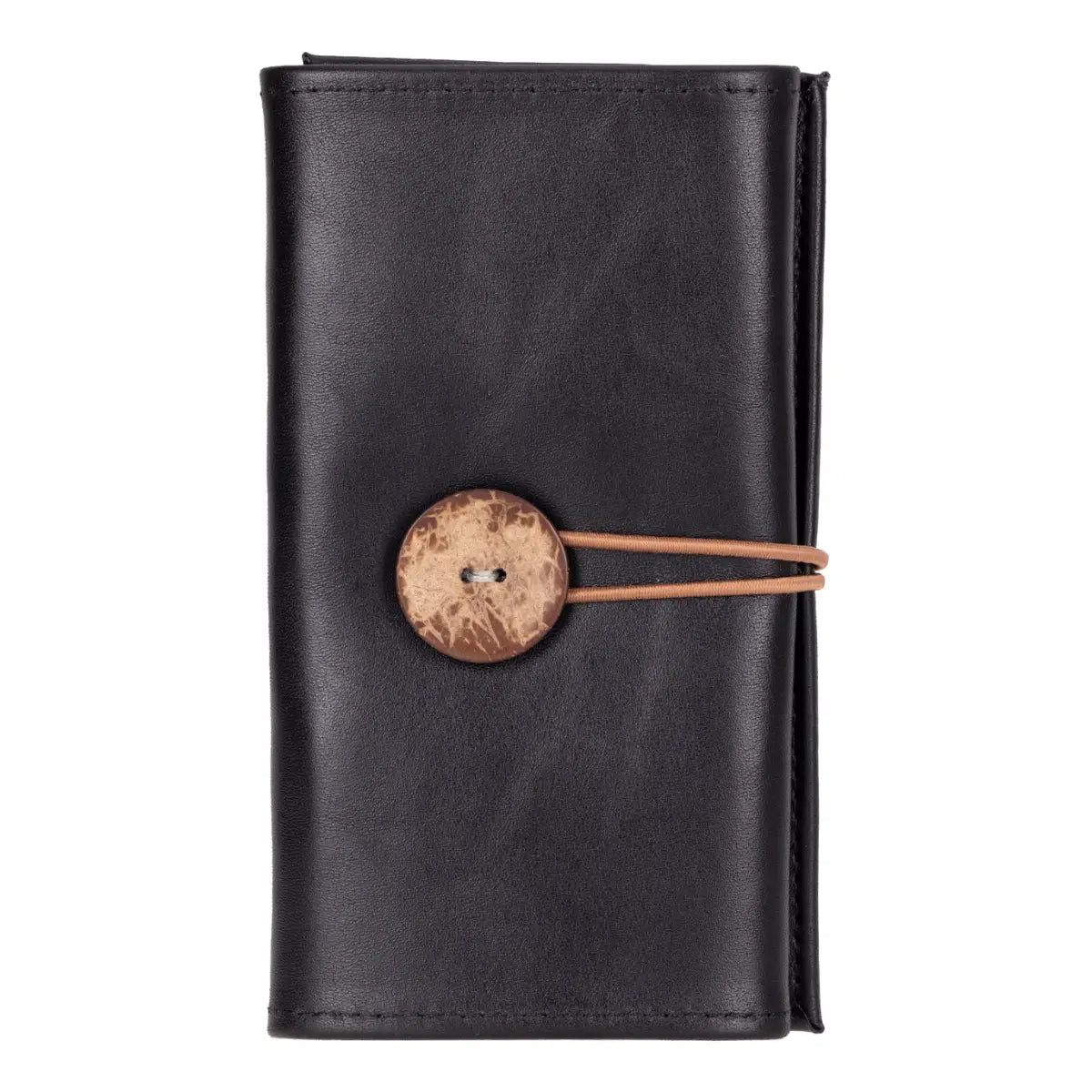 Premium Black Leather Cable Organizer - Cord Management Solution for Home & Office | Tangle-Free Charging Station for Phones, Laptops & Electronics