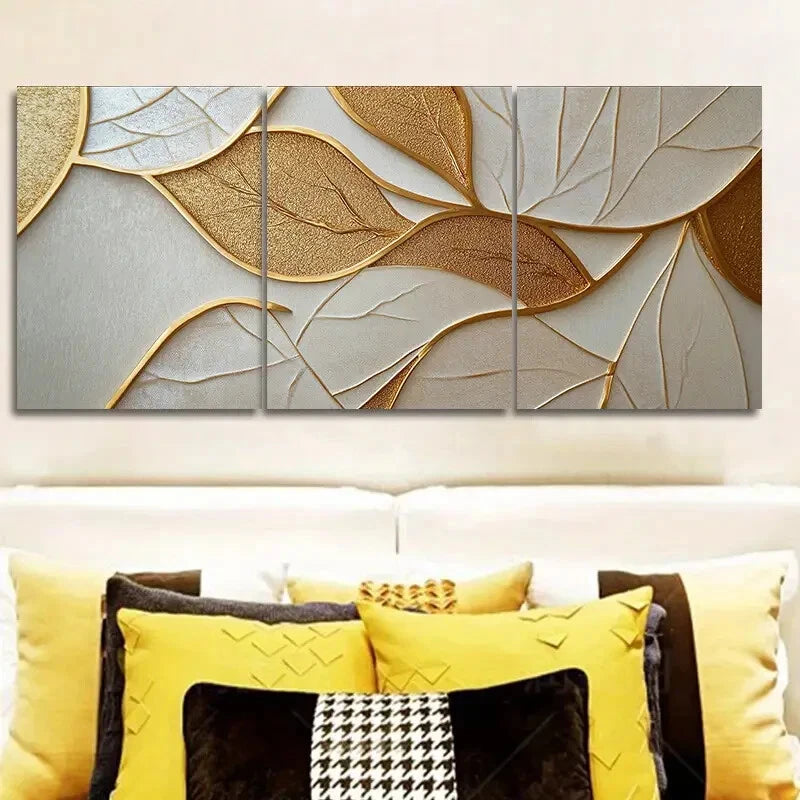 3-Piece Geometric Wall Art Set - Framed Canvas Prints 40x60cm - High Quality Australian Made Wall Decor for Living Room, Bedroom & Office