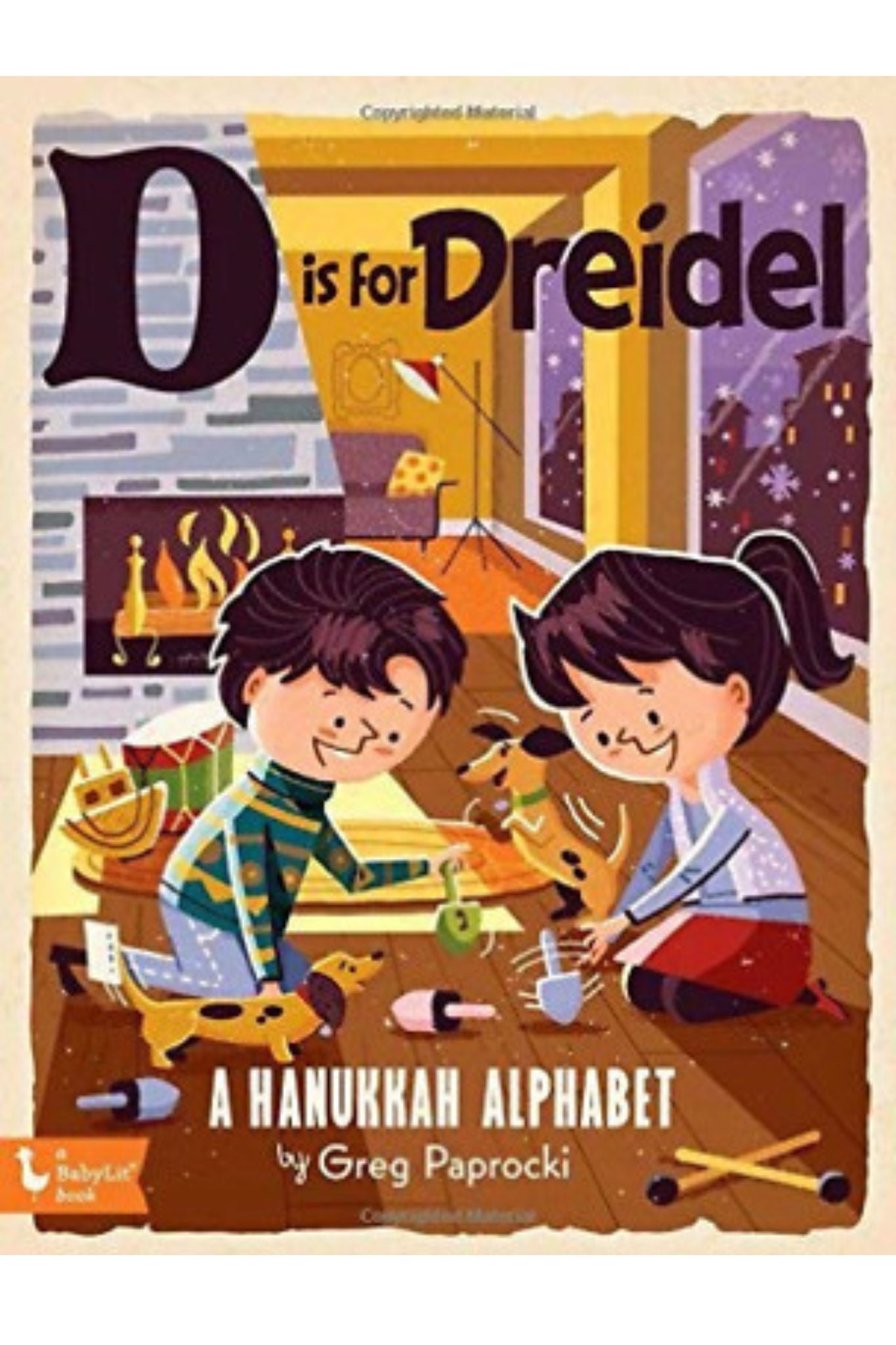 D Is for Dreidel - Hanukkah Board Book for Babies & Toddlers (Ages 0-3) | Jewish Holiday Learning & Early Childhood Education