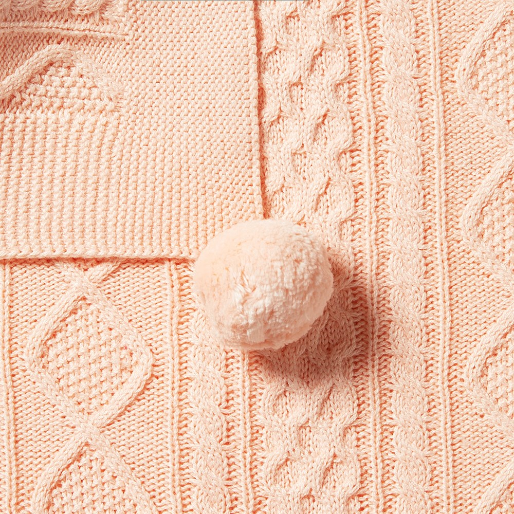Cozy Knitted Mini Cable Blanket - Soft & Warm Throw for Couch, Bed, or Travel - Perfect for Home Decor, Gifts, and Cold Weather Comfort