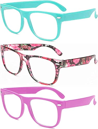Turquoise, Floral, Purple