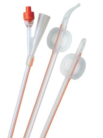 Coloplast Cysto Care 2-Way Foley Catheter - 16Fr Silicone with Standard Tip & 15cc Balloon - Box of 5 - Ideal for Hospital Use, Home Care & Urological Procedures