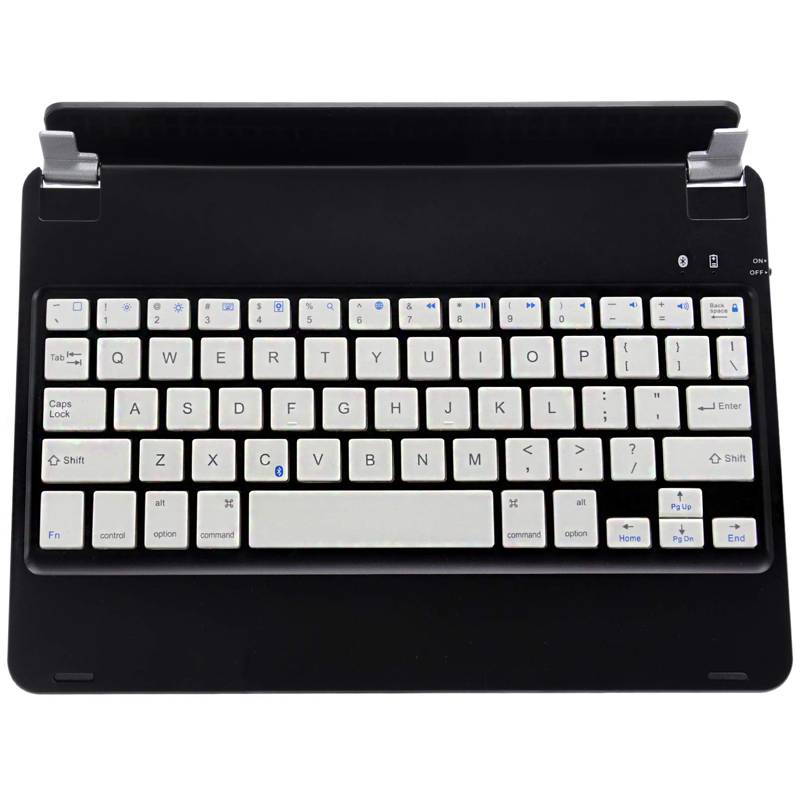 Premium Black Metallic Bluetooth Keyboard Compatible with iPad Pro & iPad Air 5th/6th Gen - Includes 9.7