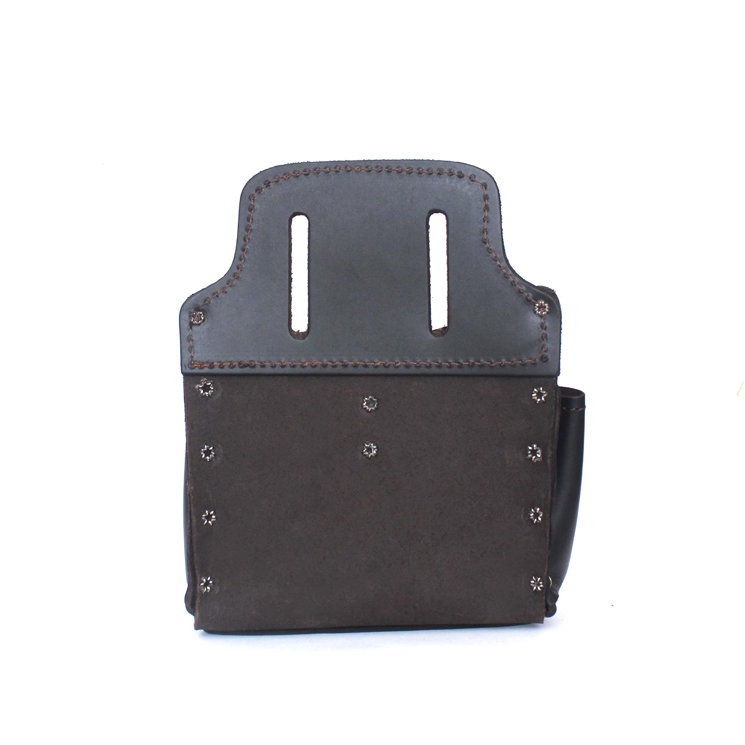 Leather Multi-Tool Pouch for Belt - Durable Left-Handed Sheath for Leatherman & Multitools - Perfect for Construction, Camping, Hiking & DIY Projects