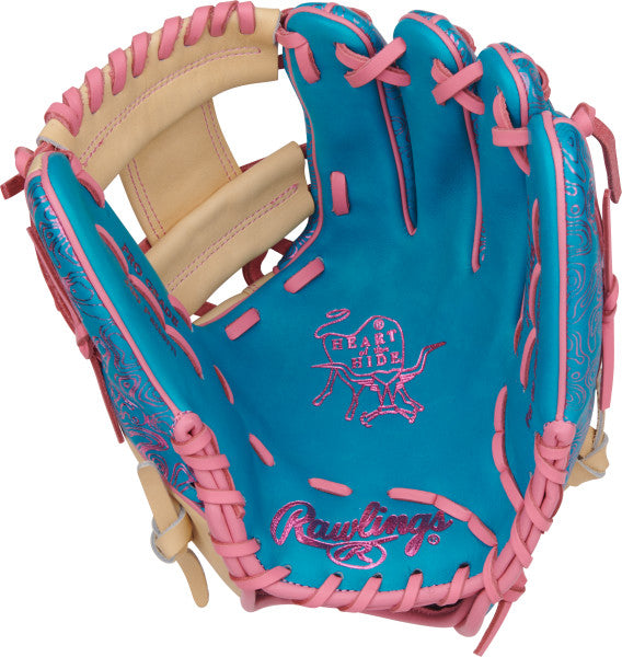 Rawlings Heart of the Hide Hot Vibe Baseball Glove - RGGC Series - PROR204W 2TEC 11.5 Inch for Youth & Adult Players - Perfect for Infield, Outfield & Practice Sessions