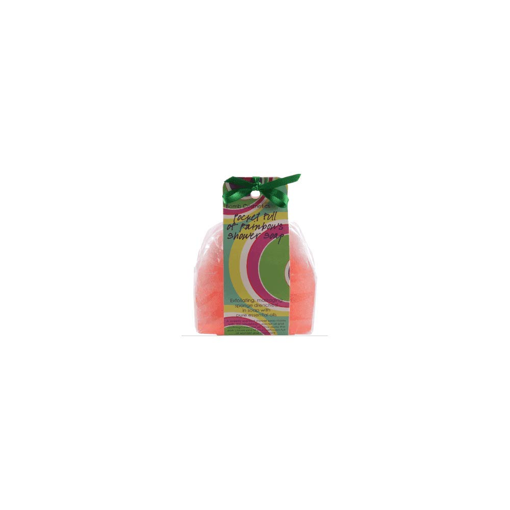 Bomb Cosmetics Pocket Full of Rainbows Shower Soap - Handmade Vegan Bath Soap with Natural Ingredients for Moisturizing & Aromatherapy - Perfect for Relaxing Showers & Gift Giving