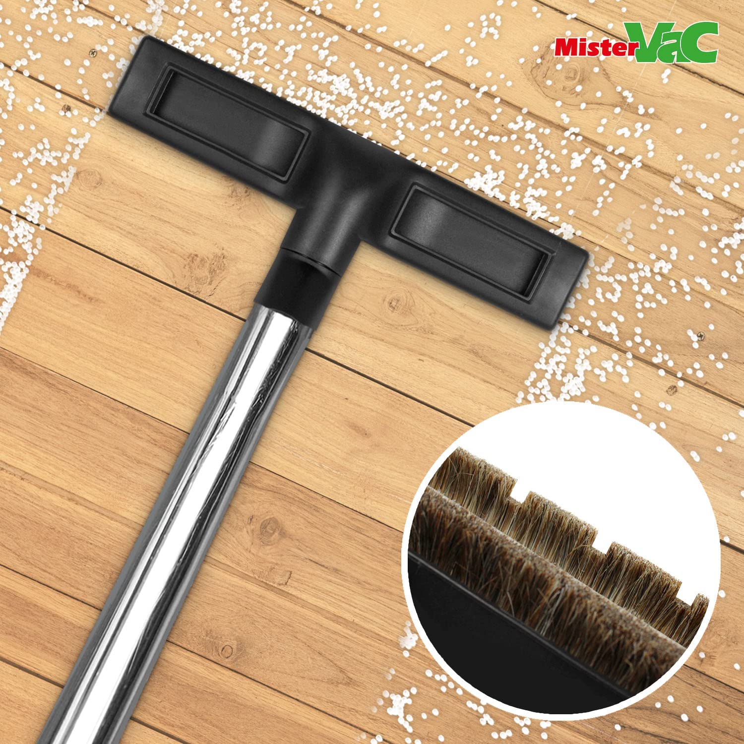 Miele S 251i Replacement Floor Nozzle, Broom Nozzle & Parquet Nozzle - Compatible with Miele Vacuum Cleaners - Includes 2 Felt Rolls - Perfect for Hardwood Floors, Carpets & Daily Cleaning