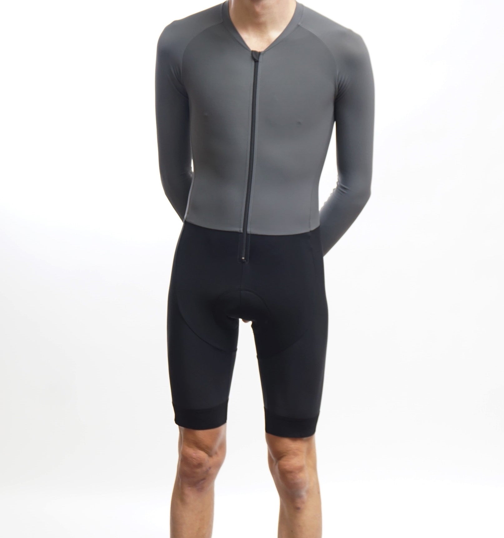 Premium Gray Long Sleeve Road Suit for Men - Comfortable & Stylish Motorcycle Riding Gear - Perfect for Commuting, Touring & Adventure Riding