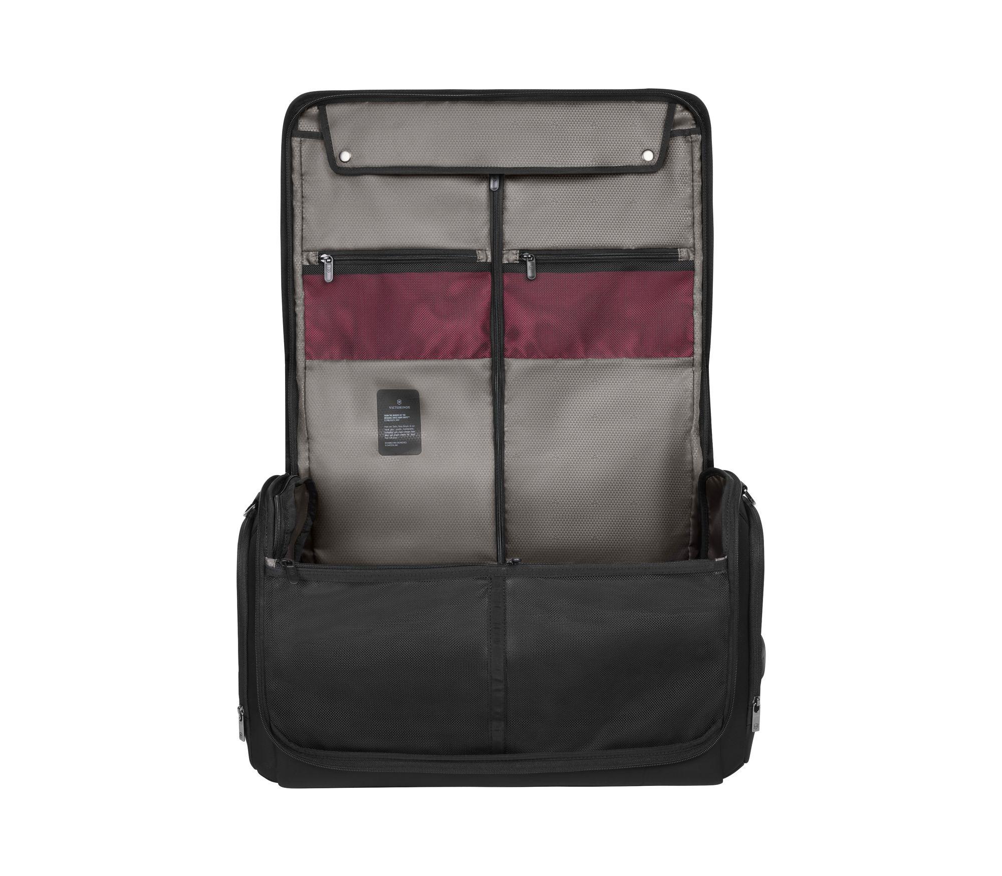 Victorinox Crosslight Garment Bag - Water-Resistant Travel Garment Carrier for Business & Formal Wear - Perfect for Air Travel, Weddings & Business Trips