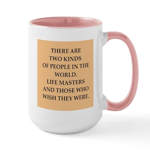 White/Pink Inside - BRIDGE Large Mug