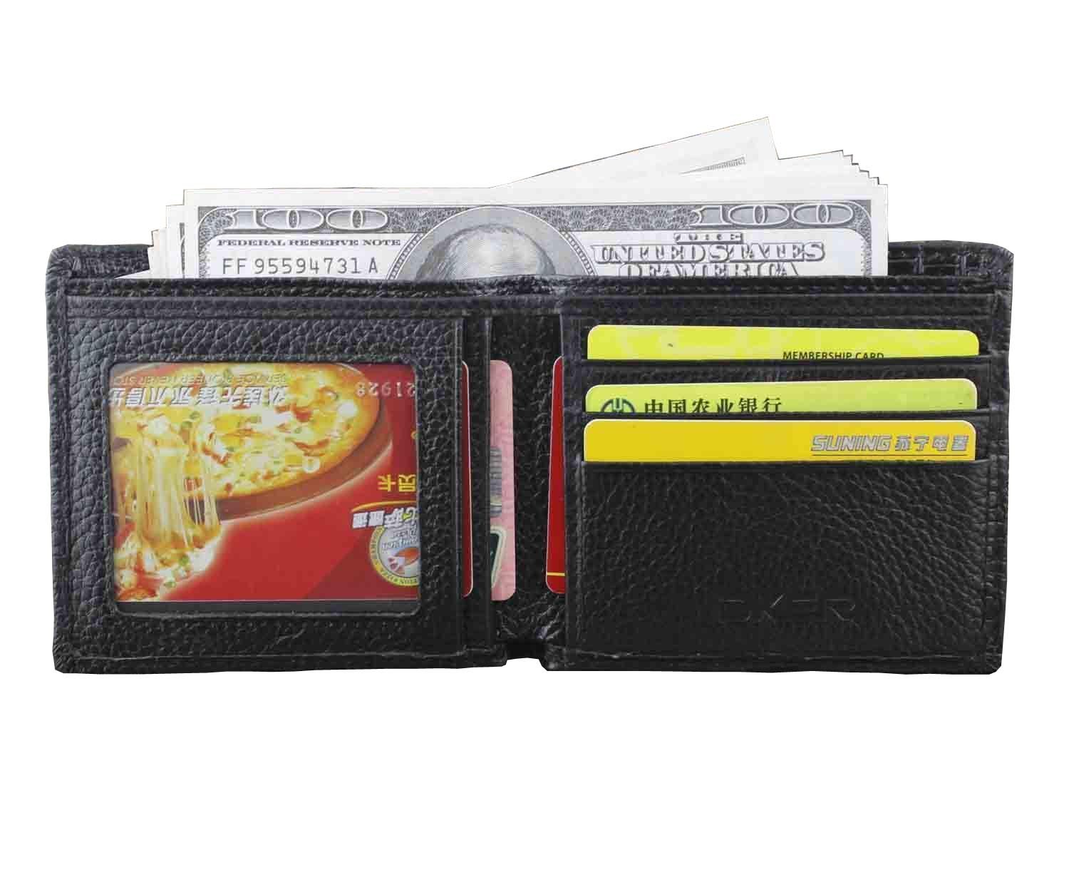 Genuine Alligator Leather Men's Slim Bifold Wallet with Coin Pocket - Stylish & Durable for Everyday Use, Business, Travel & Gifts