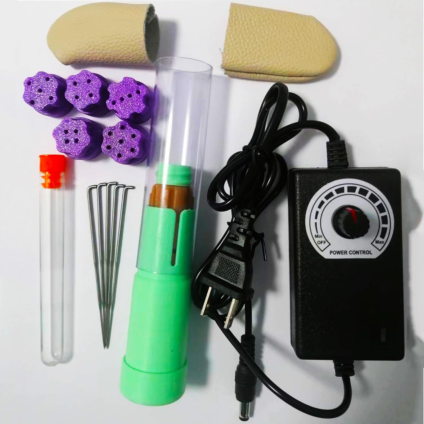 Electric Needle Felting Machine with 1-7 Needles & Variable Speed Control - Fast & Easy DIY Wool Felting Tool for Crafting, Scarf Making & Home Decor Projects