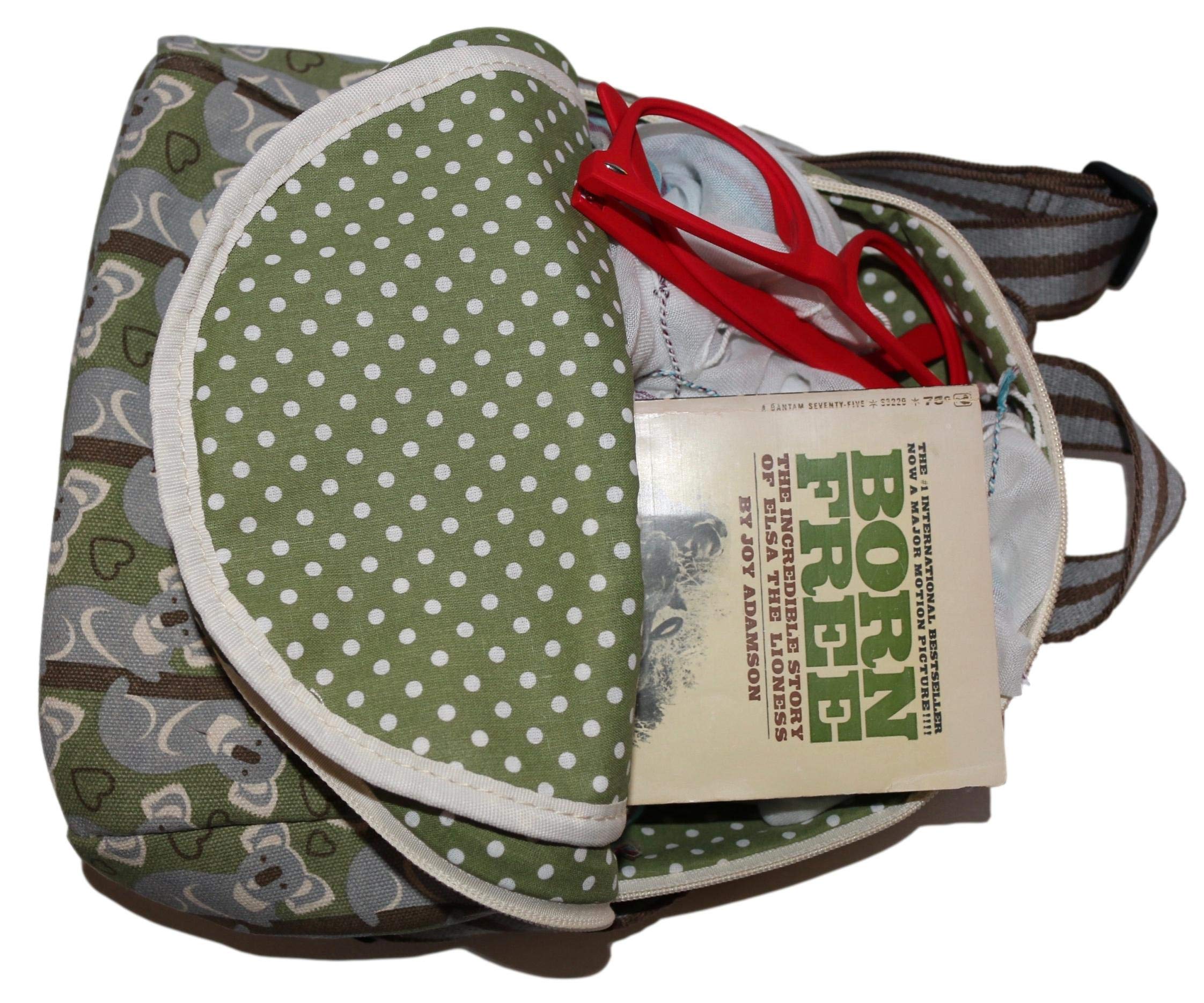 Bungalow 360 Mini Backpack for Adults - Cute Koala Bear Design Small Crossbody Bag for Women & Men - Perfect for Travel, Hiking, and Everyday Use