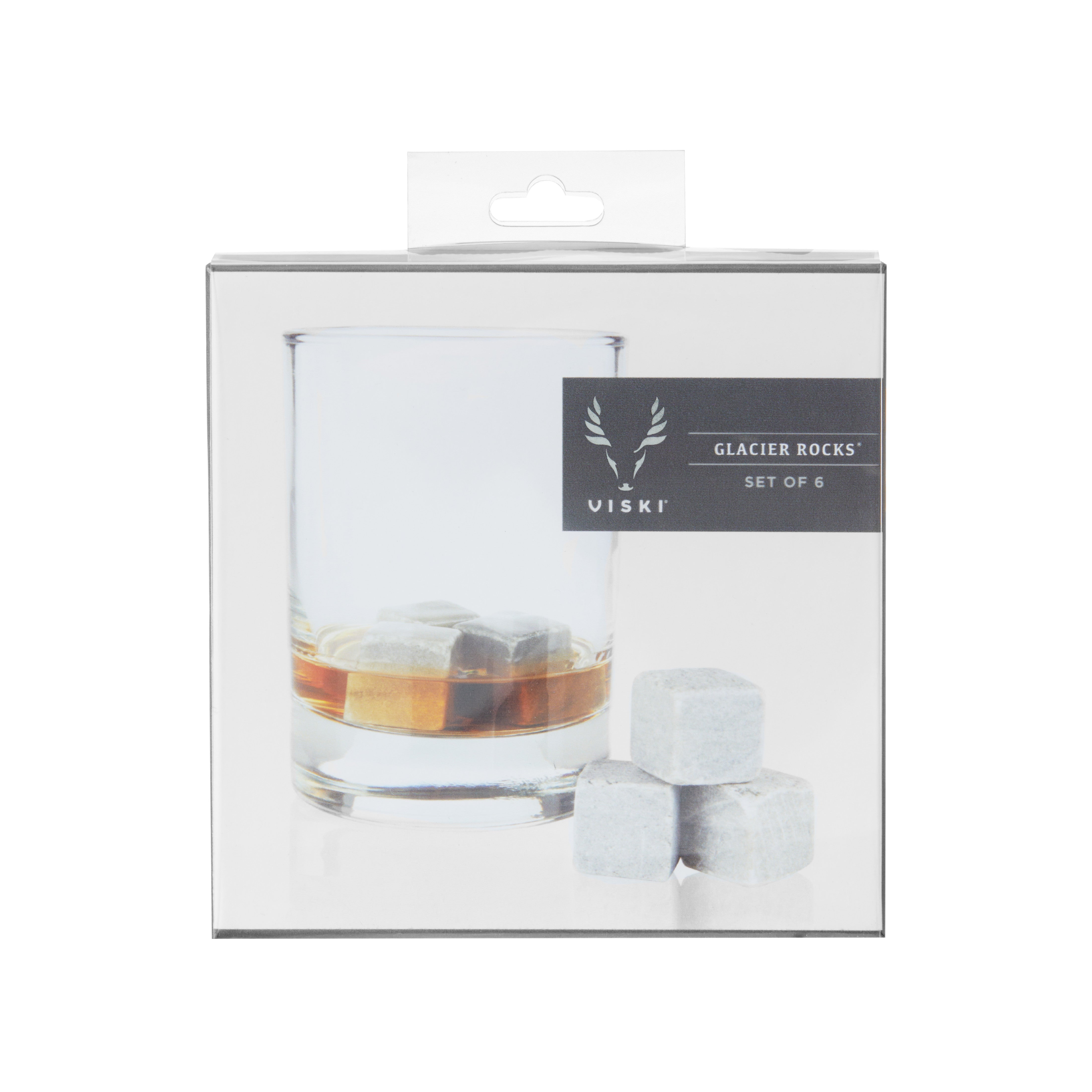 Premium Soapstone Cube Set of 6 - Natural Glacier Rocks for Whiskey Stones, Home Decor & Massage Therapy | Perfect for Chilling Drinks, Zen Gardens & Spa Treatments