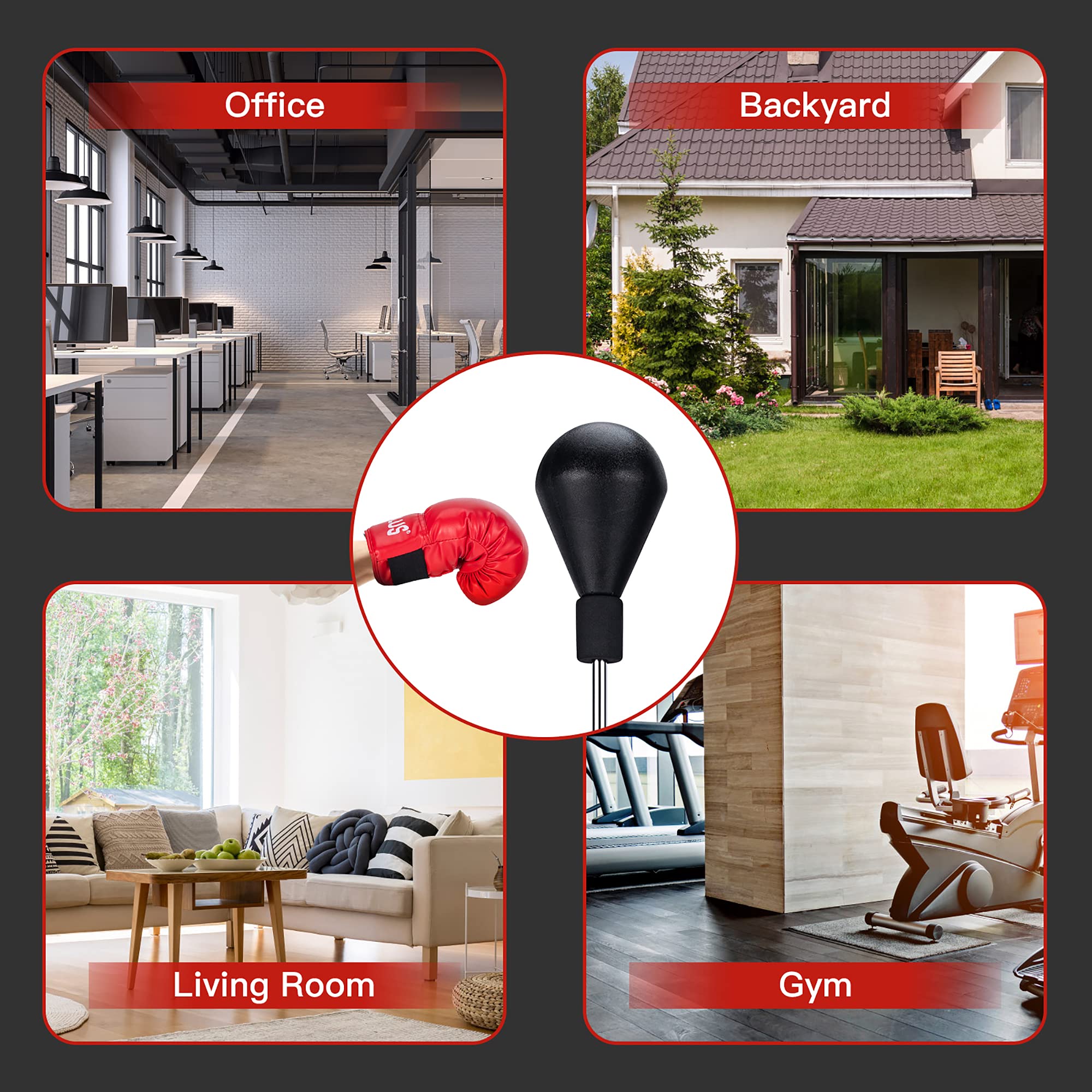 DORTALA Freestanding Punching Bag - 55