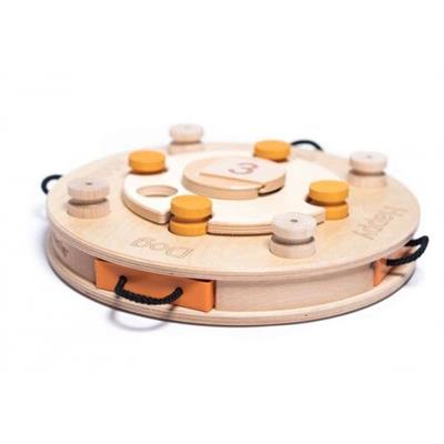 Interactive Dog Puzzle Toy - Birthday Cake Themed Treat Dispenser for Dogs (4 Pieces) - Fun Mental Stimulation & Slow Feeding for Small & Large Breeds