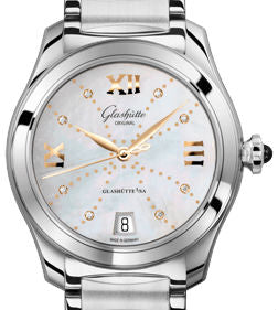 Glashutte Original Serenade Diamond Ladies Watch - Luxury Stainless Steel Women's Wristwatch for Elegant Evening Events & Formal Occasions