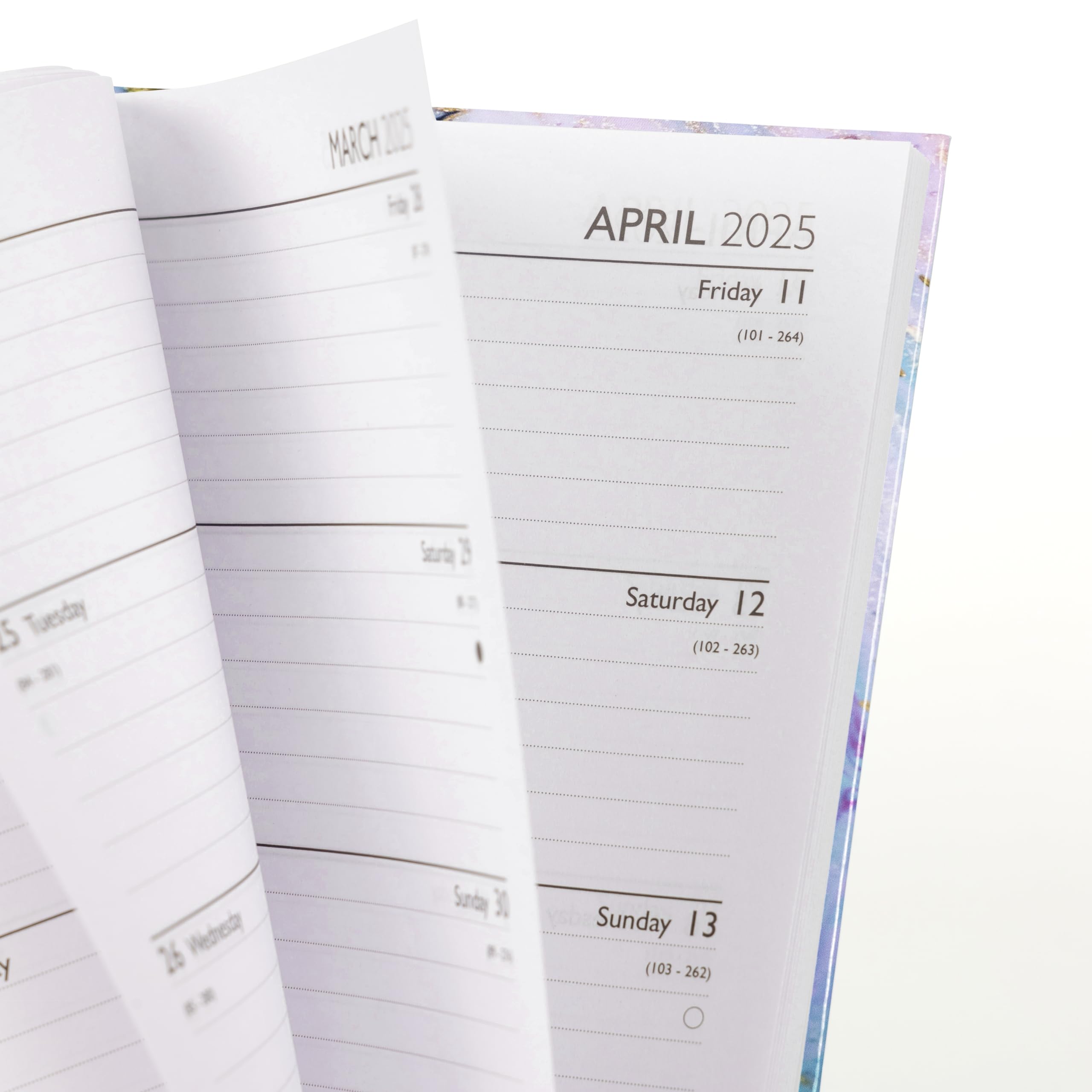 2025 A5 Weekly Planner Organizer - Full Year Diary for Teachers, Home, School & Office - Marble Design | Perfect for Scheduling, Goal Setting & Time Management