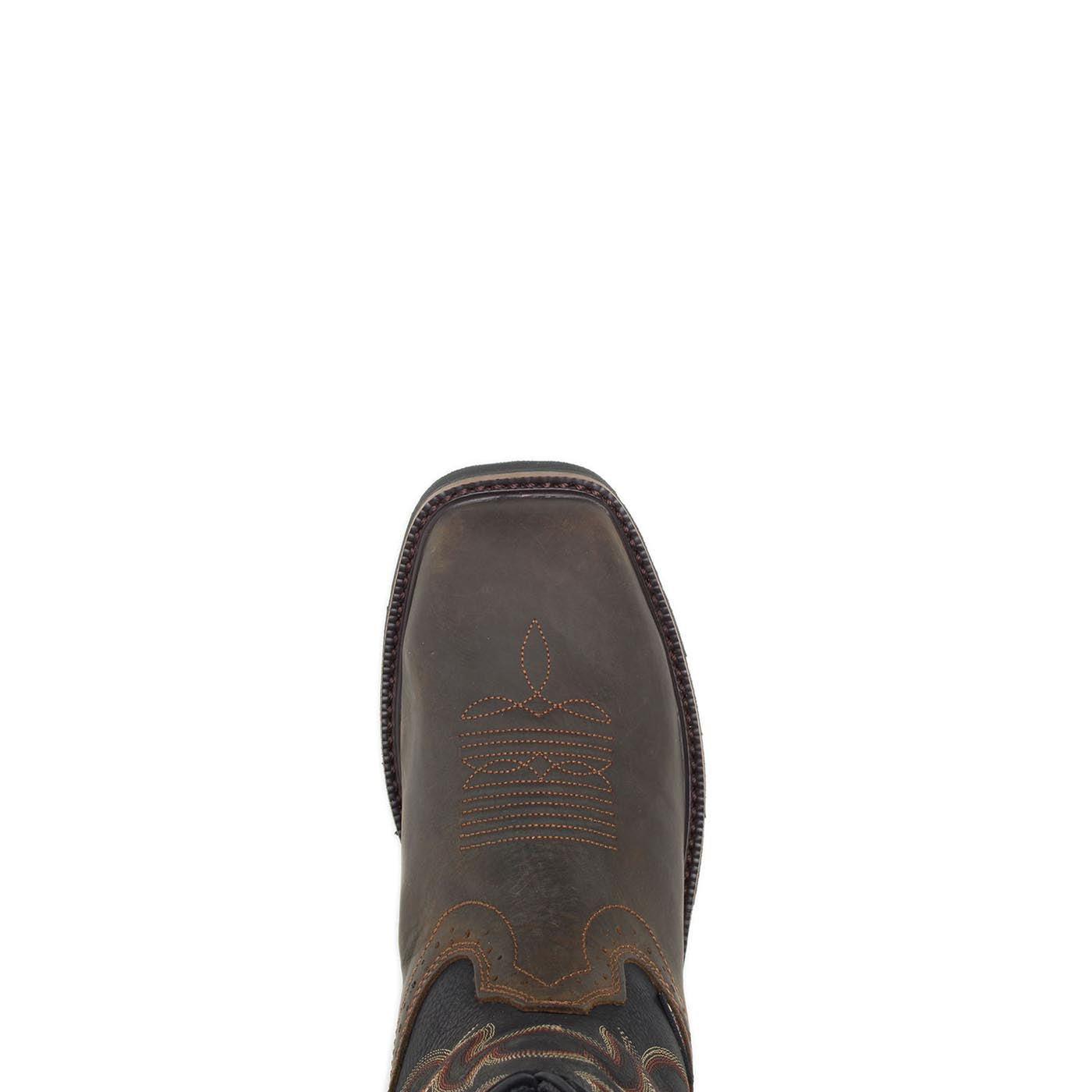 Waterproof Pull-On Wellington Work Boots for Men - Soft Toe, Black/Brown - Ideal for Farming, Ranch Work & Outdoor Activities