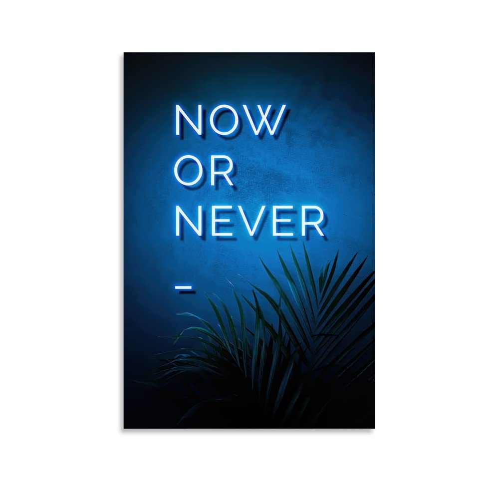 Motivational Posters for Wall Decor - 16x24 Inch (40x60cm) Inspirational Canvas Art Prints for Living Room, Bedroom & Office - Perfect for Home Decor, Gifts & Workspace Motivation