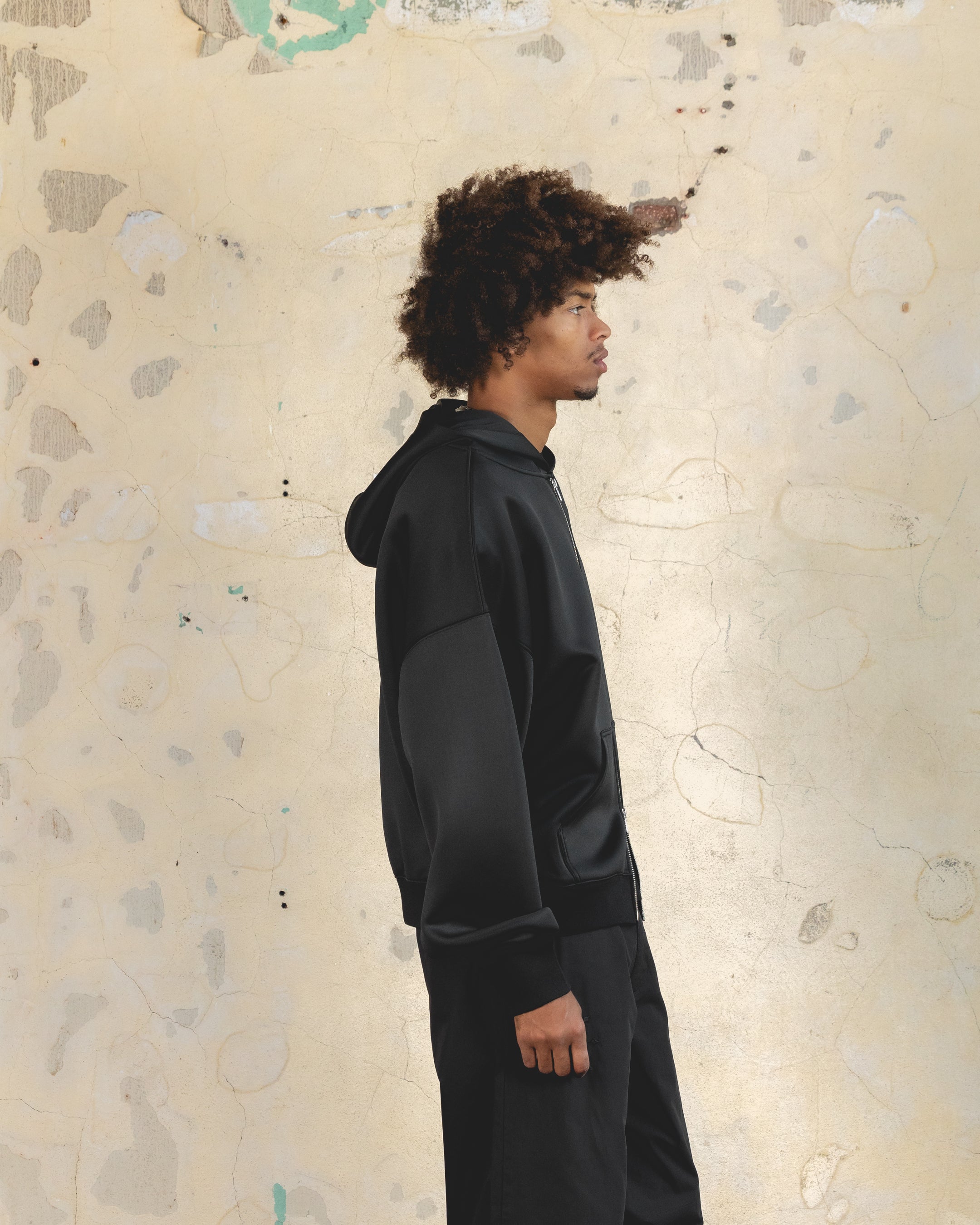 404 Function Zip Hoodie Black - Stylish & Comfortable Men's Pullover for Outdoor Activities & Casual Wear