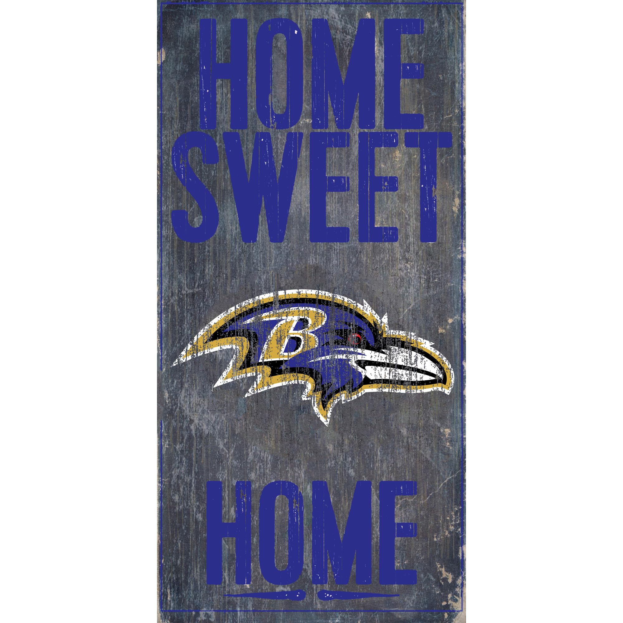 Tennessee Titans 6x12 Inch Wooden Home Sweet Home Sign - Perfect for Game Room, Man Cave, or Titans Fan Gift
