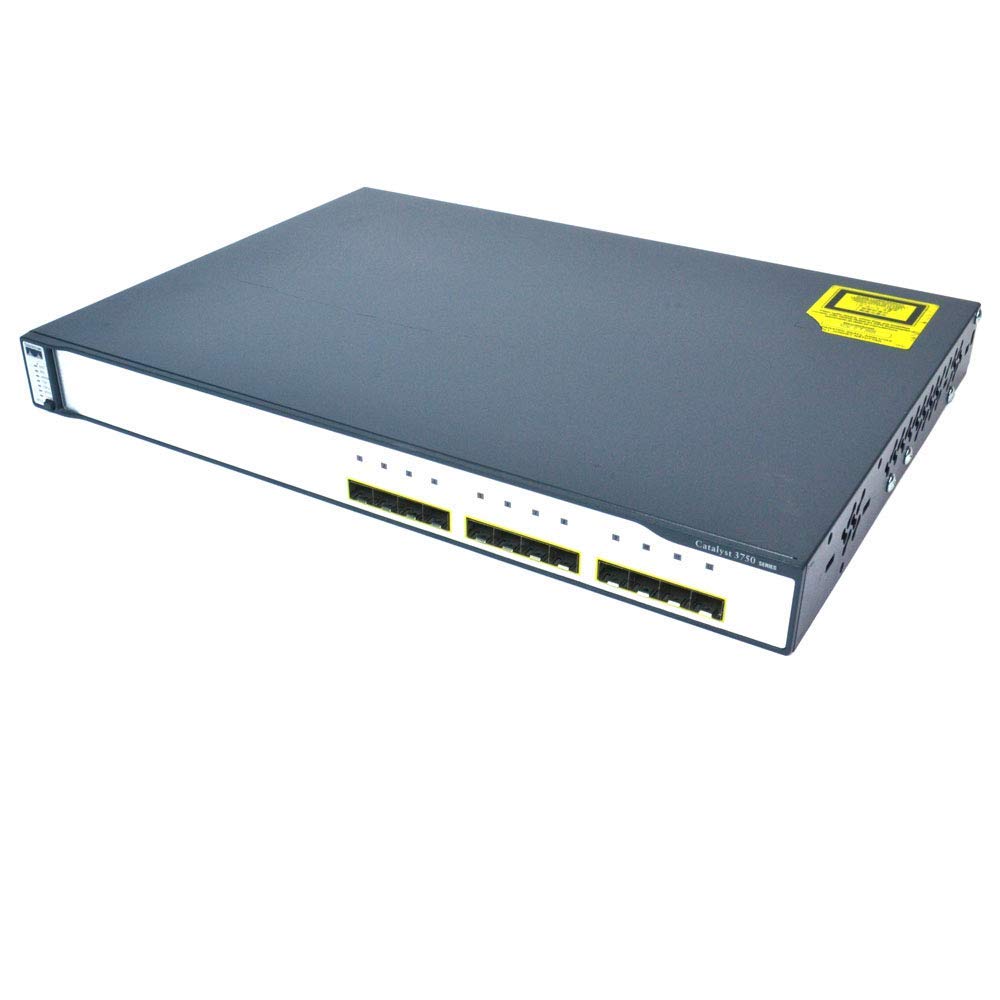 Refurbished Cisco WS-C3750G-12S-S Catalyst 3750G 12-Port Gigabit Ethernet Switch | High-Speed Network Switch for Office, Data Center & Small Business Networking