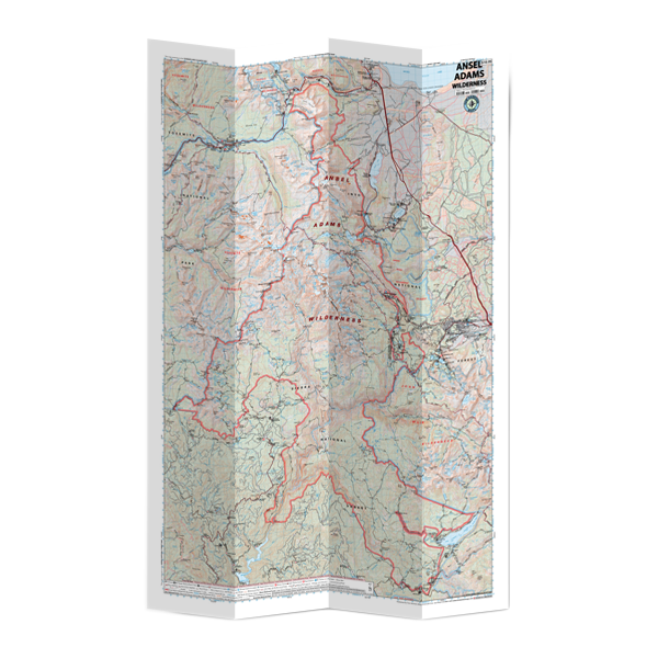 Ansel Adams Wilderness Map - Detailed Topographic Hiking & Backpacking Guide for Outdoor Adventures