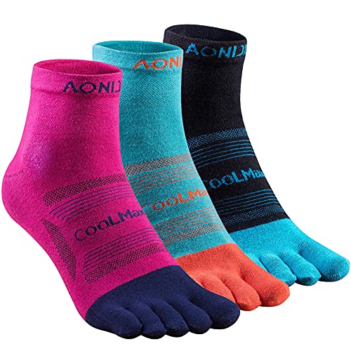 E4802# 3 Pairs/Black, Lake Blue, Rose Red