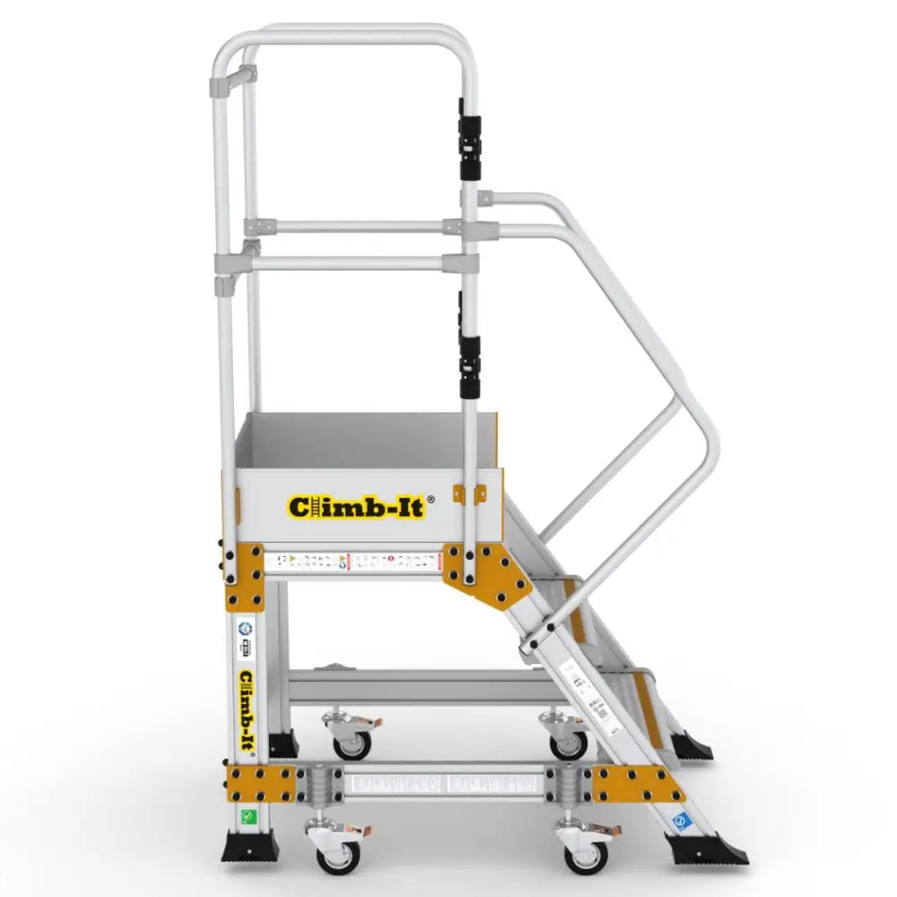 Climb It Weight Reactive Safety Steps - Non-Slip Ladder for Home & Construction Use | Heavy Duty Step Stool for Indoor & Outdoor Projects