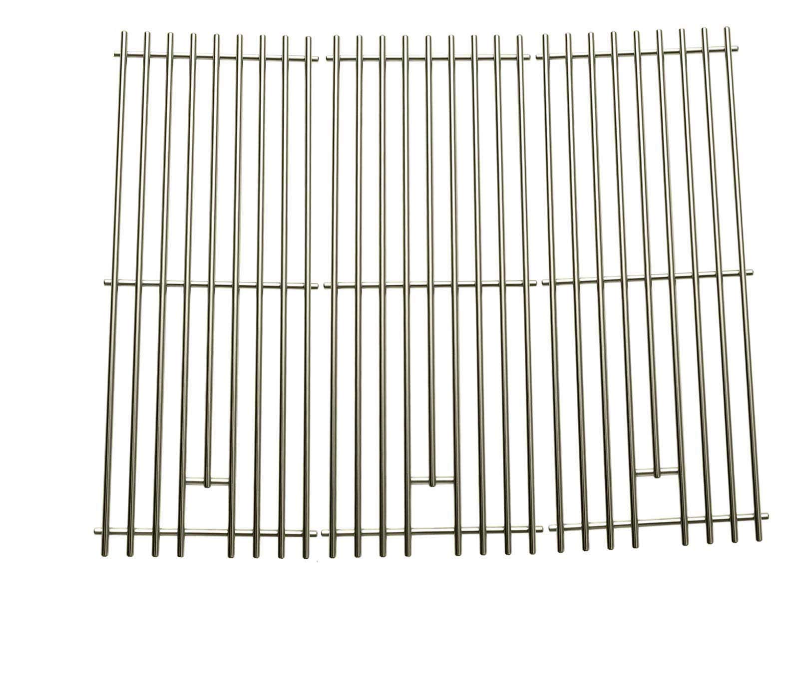 Premium Stainless Steel BBQ Cooking Grid Replacement for Kenmore 119 Series & BBQ Galore XC03WN Gas Grills - Heavy Duty Rust-Resistant Grill Grates (Set of 3) - Perfect for Backyard BBQs, Tailgating & Outdoor Cooking