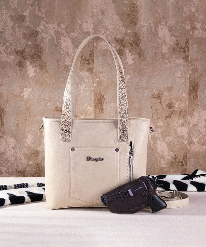 Wrangler Genuine Cowhide Leather Fringe Crossbody Purse for Women - Stylish Concealed Carry Handbag for Everyday Use, Travel & Outdoor Adventures