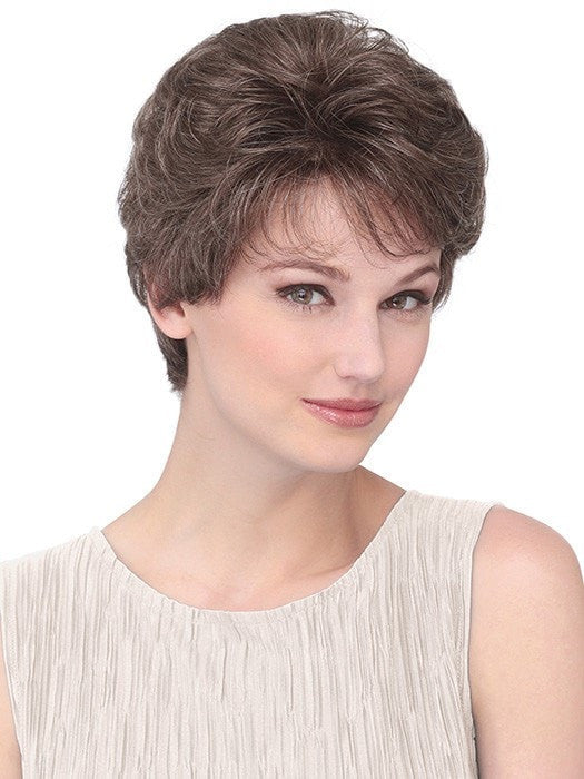 Carla Petite Synthetic Wig with Mono Top - Natural Looking Short Hair Wig for Women - Perfect for Daily Wear, Cosplay & Costume Parties