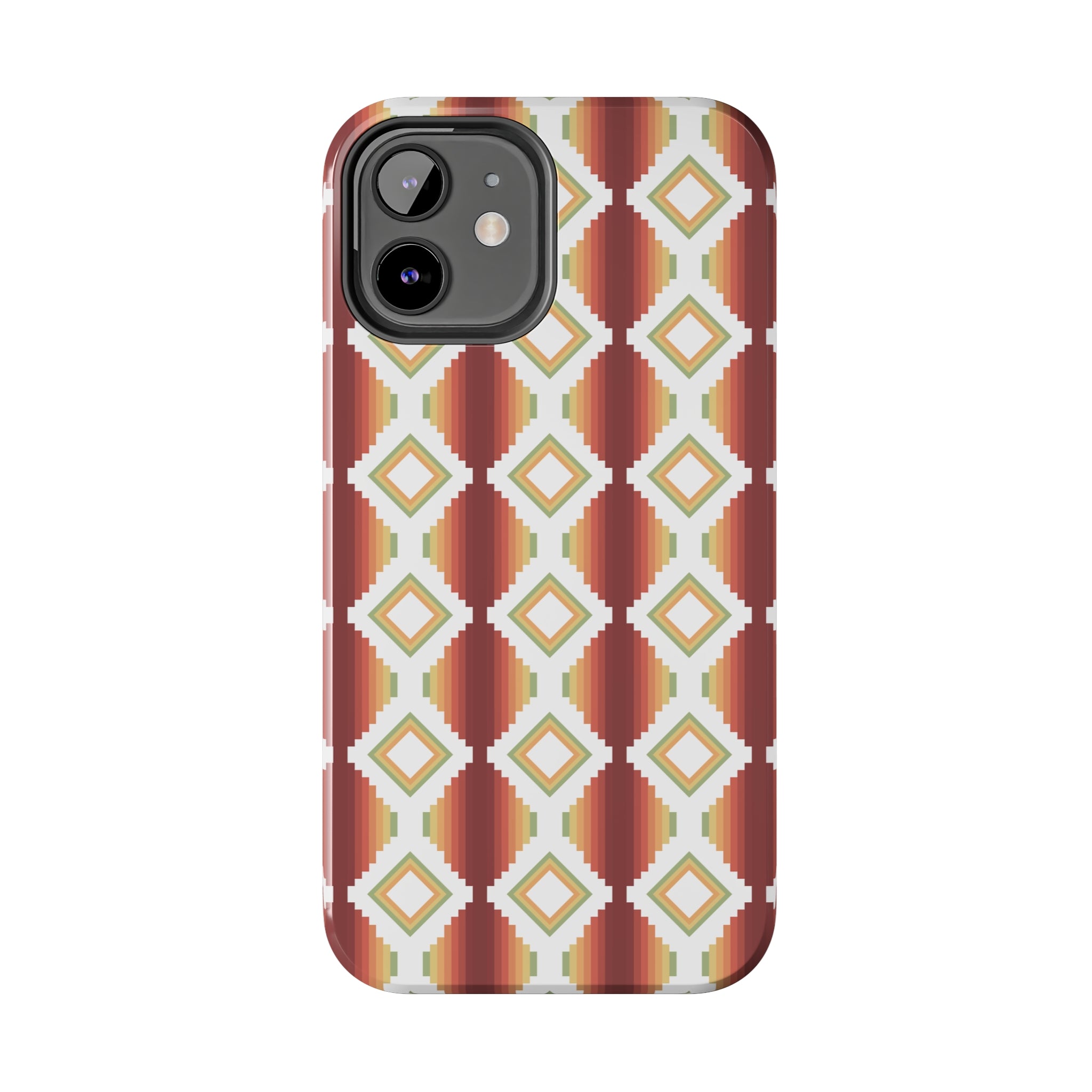 Durable Southwestern Rio Boho Hard Phone Case for iPhone & Samsung - Stylish Protection for Travel & Outdoor Adventures