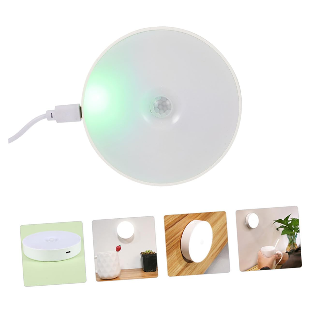 Artibetter LED Night Light with Smart Motion Sensor - USB-Powered Night Lamp for Bedroom, Kitchen, Hallway & Nursery - Perfect for Nighttime Safety and Convenience