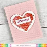 Waffle Flower Oversized Hugs Stamp Set - Send Paper Hugs When You Can't Be There - Perfect for Greeting Cards, Scrapbooking & DIY Crafts