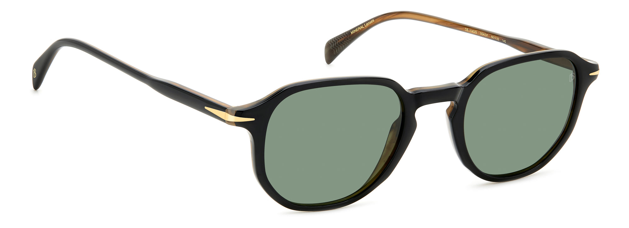 David Beckham DB1140/S Men's Sunglasses - Polarized UV Protection Aviator Style for Outdoor Sports & Driving