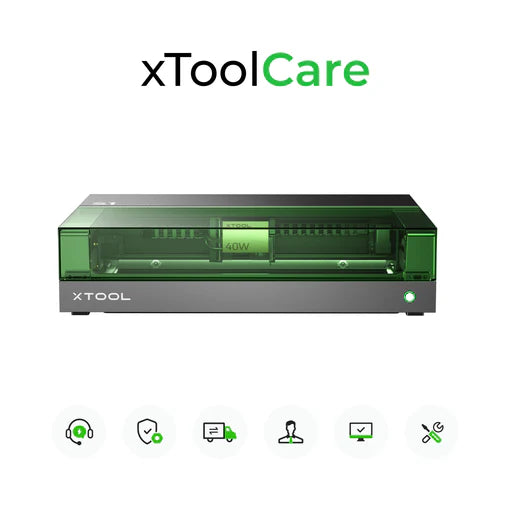 xTool S1 Laser Engraver & Cutter - Extended xToolCare Warranty for Reliable Performance | Perfect for DIY Projects, Home Decor, and Small Business Customization