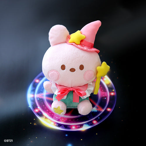 BT21 Minini Wizard Magician Plush Doll - Cute Cooky Character Stuffed Animal Toy for Kids & Fans | Perfect for Birthday Gifts, Room Decor, and Collectibles