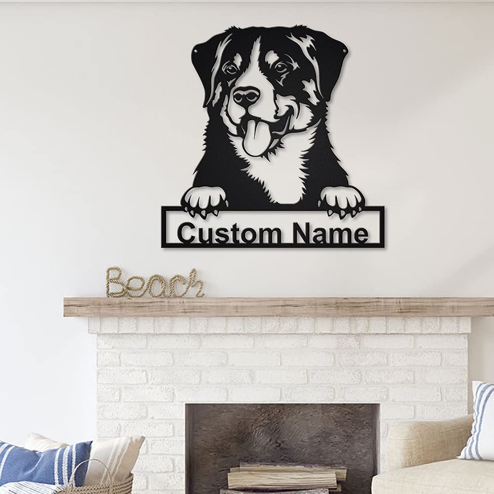 Custom Appenzeller Sennenhund Dog Metal Sign Art - Personalized Pet Gift for Dog Lovers - Perfect for Home Decor, Dog Birthday Present & Wall Art