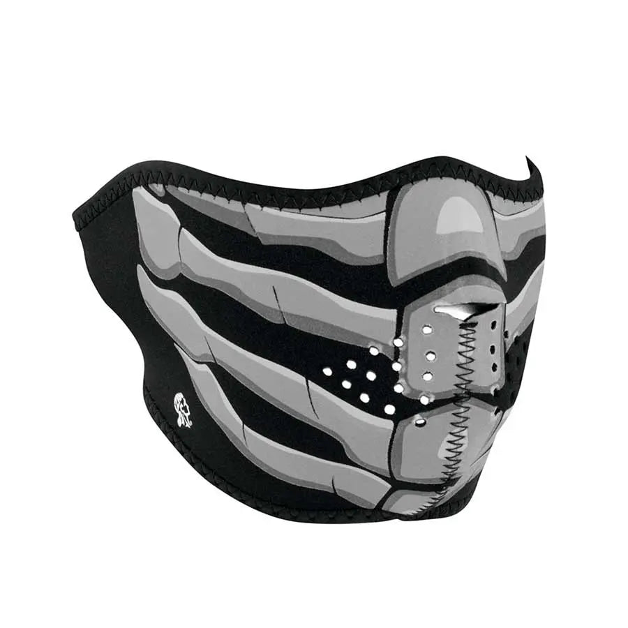 ZANheadgear Half Face Neoprene Mask - Breathable & Glow in The Dark for Night Running, Cycling, Motorcycle Riding & Outdoor Sports