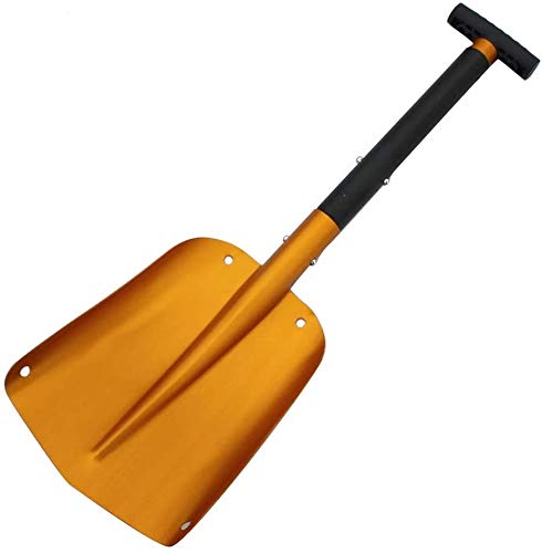 Zheshitech 1019 Aluminum Lightweight Folding Snow Shovel - Portable Snow Blower Shovel for Car Emergency, Camping, Hiking & Winter Outdoor Activities