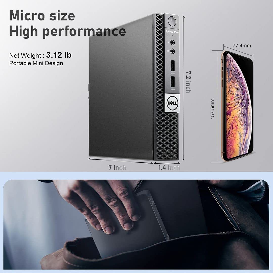 Dell Optiplex 7040 Mini PC - i7-6700T, 16GB RAM, Win 10 Pro | Home & Office Use