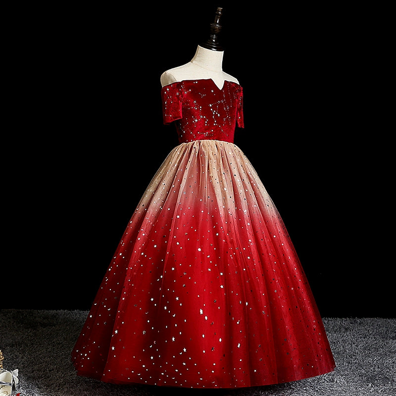 Flower Girl Birthday Dress for Girls - Elegant Princess Party Gown for Kids' Special Occasions | Perfect for Birthday Parties, Weddings, and Pageants
