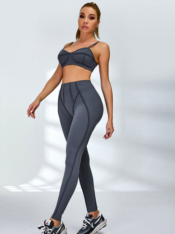 ZASUWA Women's High Waist Push Up Leggings - Sexy Tummy Control Yoga Pants with Butt Lifting for Workout, Running & Daily Wear