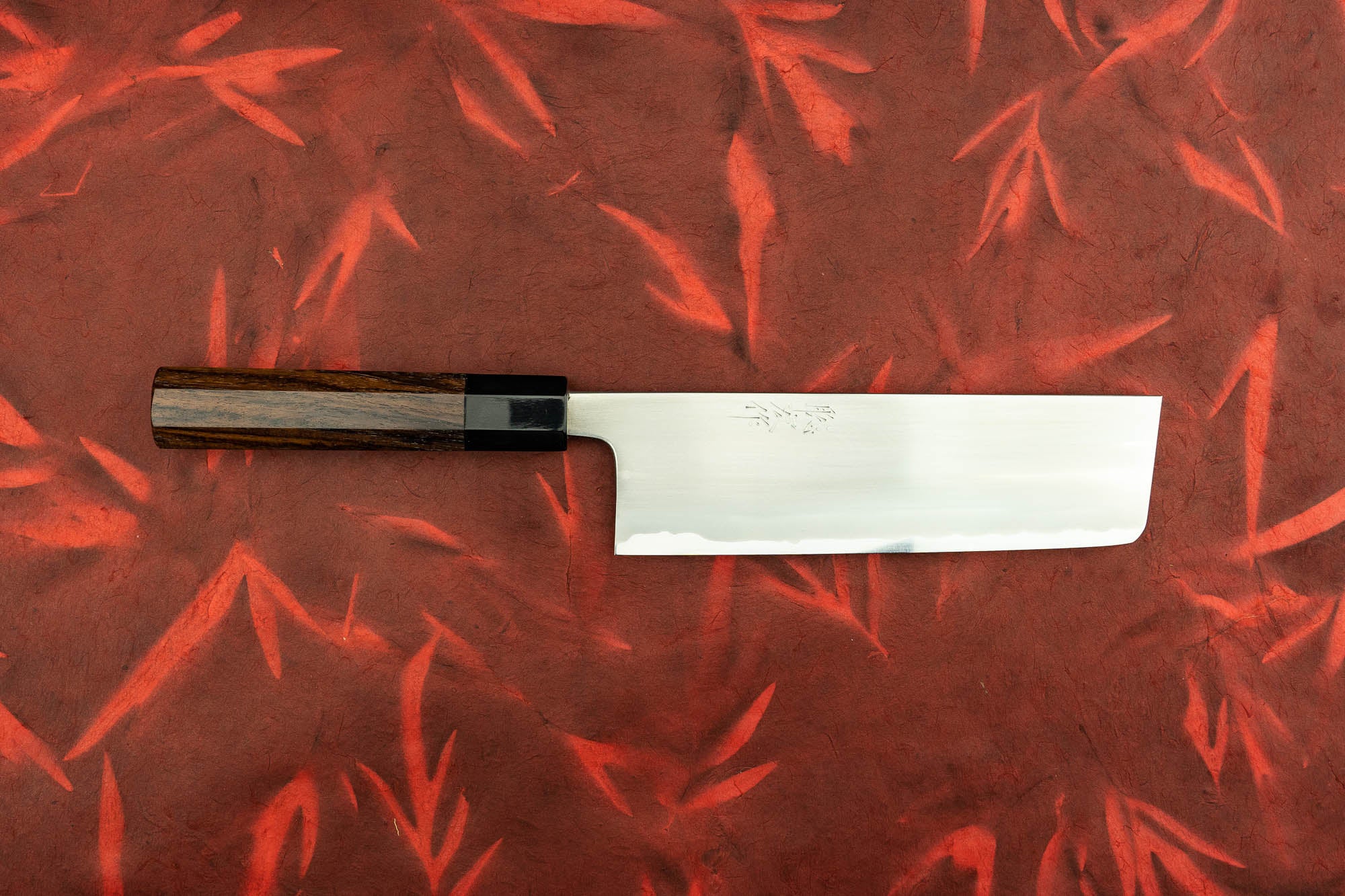 Premium Toshihiro Wakui Shirogami Stainless Steel Migaki Nakiri Knife 165mm - Japanese Chef Knife for Precision Vegetable Chopping & Slicing - Ideal for Home Cooks & Professional Kitchens