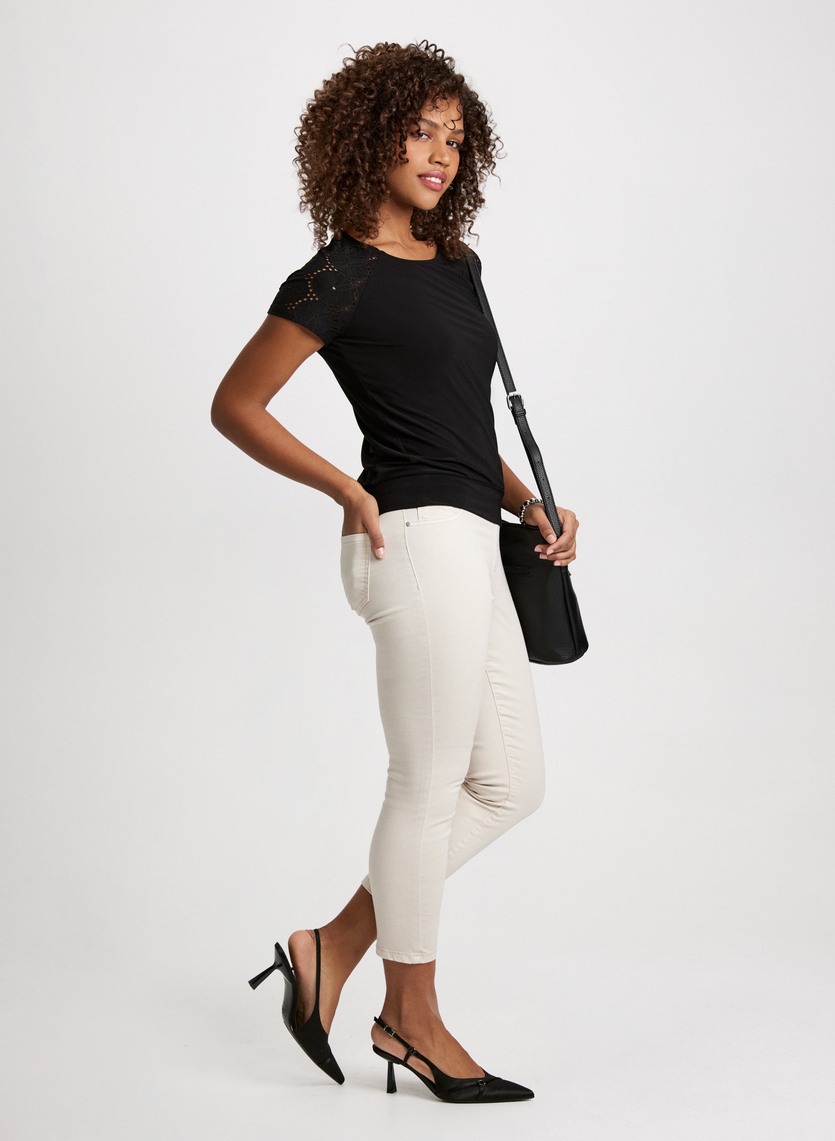 Women's Stretch Ankle Jeans - Pull On Skinny Jeggings for Comfort & Style | Perfect for Casual Wear, Work & Everyday Outfits