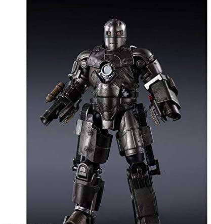 S.H.Figuarts Iron Man Mark 1 - Birth of Iron Man Edition Action Figure - Collectible Marvel Superhero Toy for Display & Play
